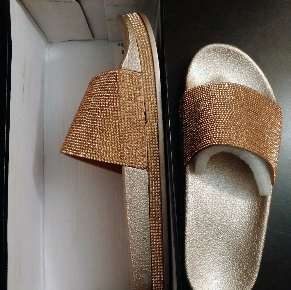 Rose gold diamond slides